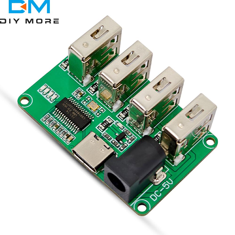 DC 5V USB 2.0 Hub PH2.0 Interface HUB Module Module One to Four Divider 1-to-4 Hub Module