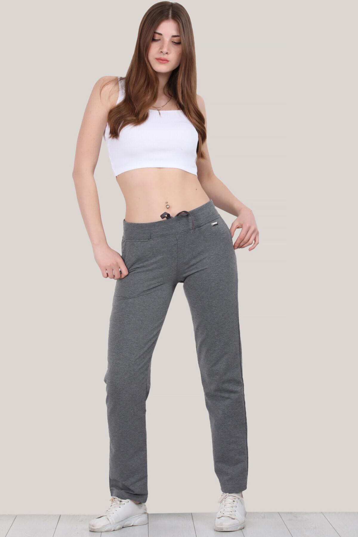 

Женский спортивный костюм с прямыми штанинами 42 мышьяковый