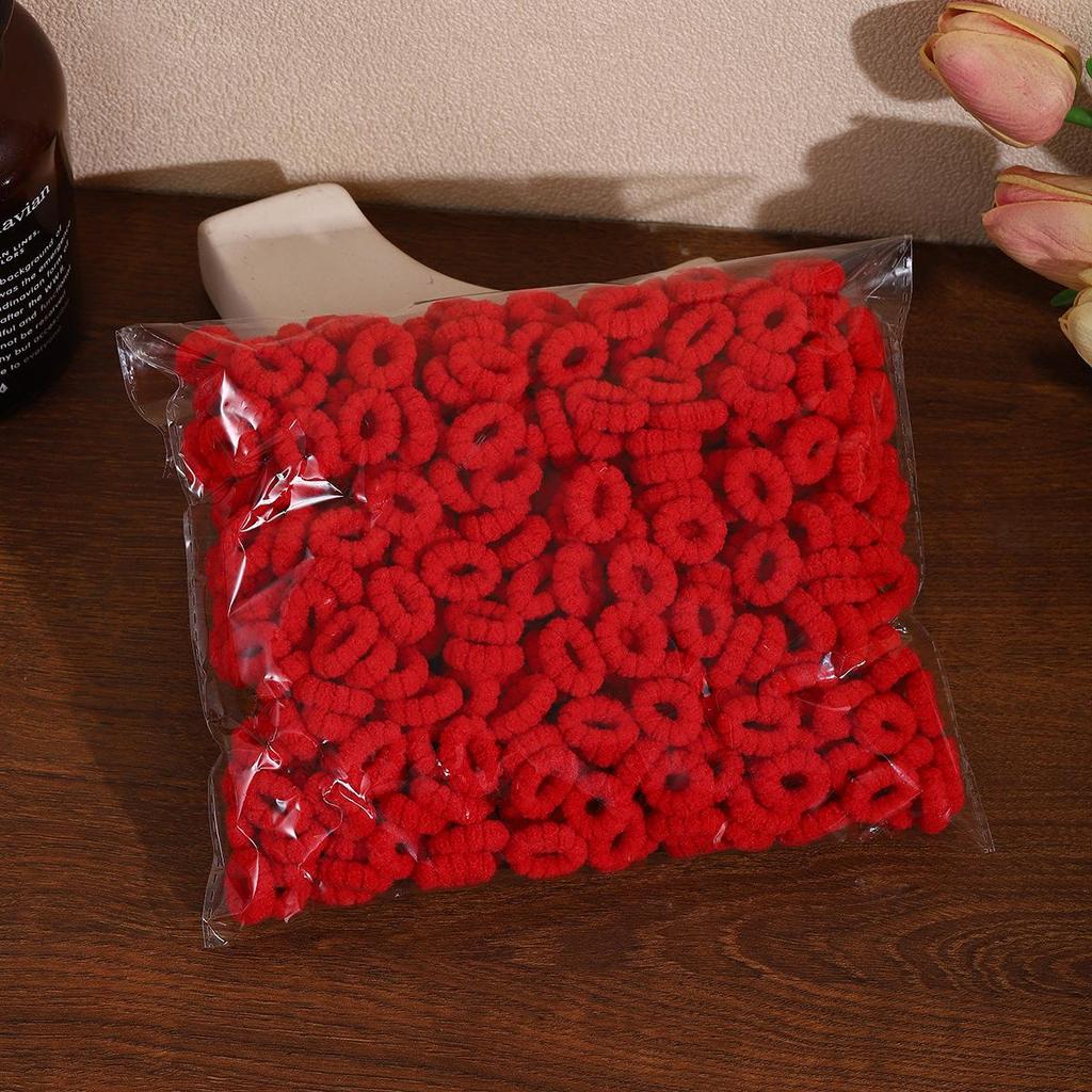 500-Pack Hair-Friendly Elastic Bands for Girls & Babies