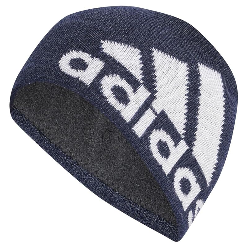 

[Adidas] knit hat COLD. RDY big logo beanie DMD76 men s Legend ink/white (II3540) OSFX