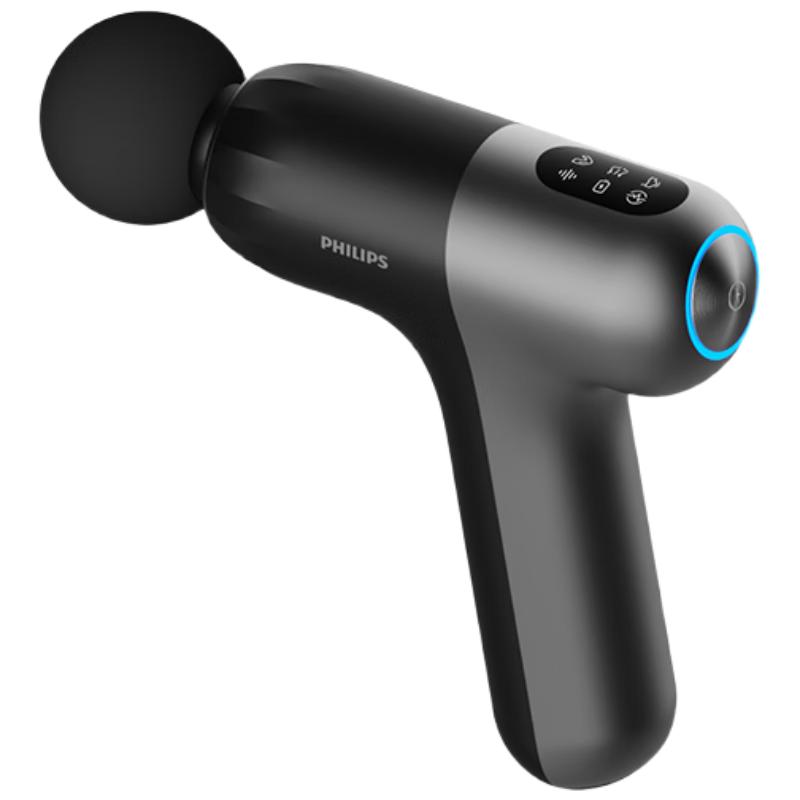 Портативный перкуссионный массажный пистолет Philips, штекер CN (адаптер в комплекте)