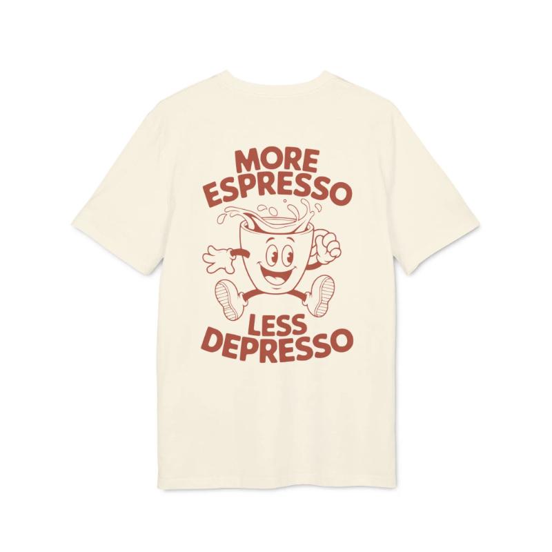 Interesting Quotes From Coffee Enthusiast Shirts Mens and Womens Summer Pure Cotton Short Sleeves Fashionable Loose Tshirts