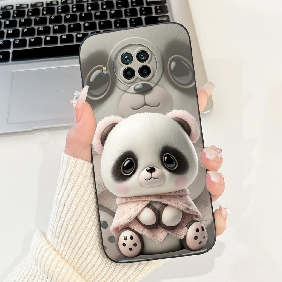 For Xiaomi Mi 10T Lite 5G Case Cute Panda Rabbit Soft TPU Silicone Shockproof Cover For Xiaomi Mi 10i Redmi Note 9 Pro 5G Fundas