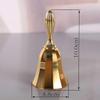 Handbell Dinner Bell Metal Hand Bell Durable Hand Bell Call Bell Retro Stylish Antique Style Table Bell Restaurant Percussion Reception Counter Prayer