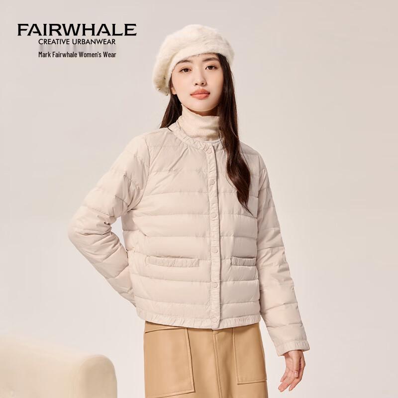 

Mark Fairwhale Women s Lightweight Round Neck Down Jacket M