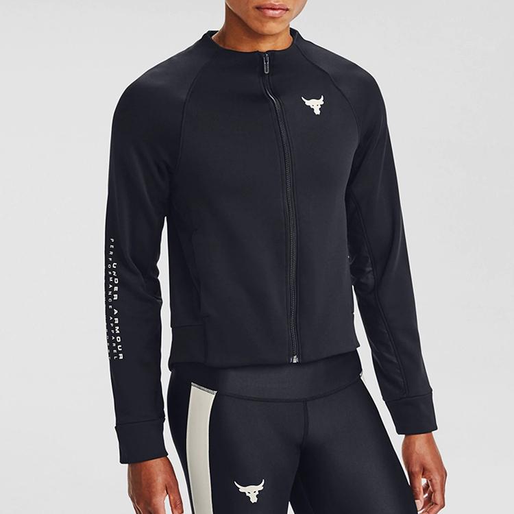 Under Armour Project Rock Jacket Women Outerwear Black 1359260-001