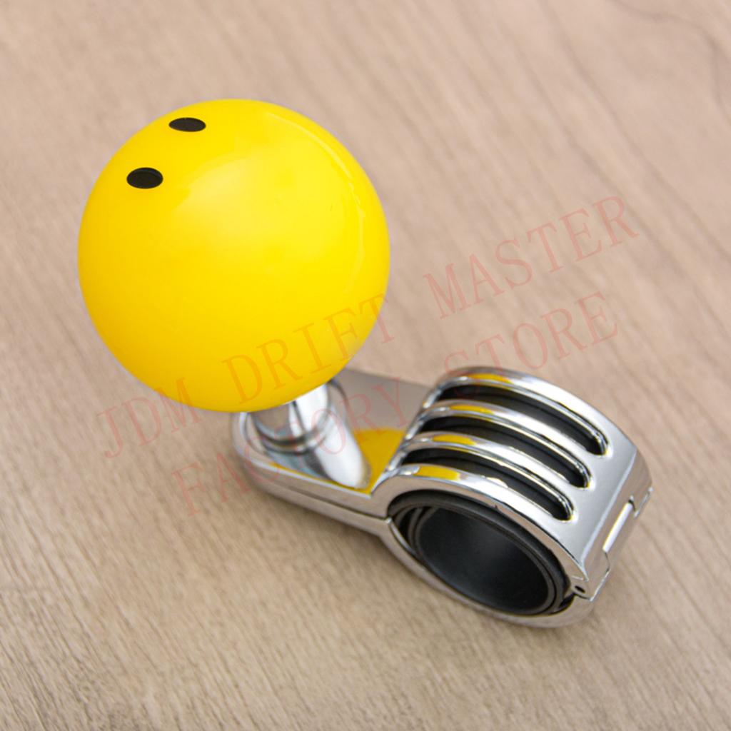 New Ghost Face Universal Car Truck Front Steering Wheel Aid Handle Power Assister Spinner Knob Ball