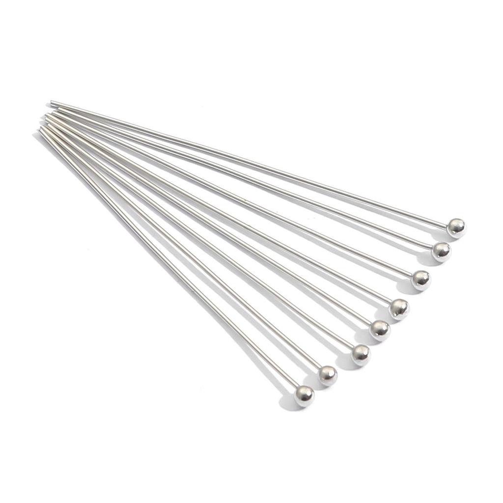 200Pcs/bag Head Pin Ball Needles Supplies for Jewelry Making DIYAccessories Necklace Bracelet Earring