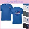 Nasa Retro Logo Vintage Look Space Short Sleeve Mens Cotton Tshirt Tee Top For Casual Wear