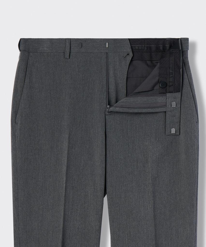 MUSINSA STANDARD Flare Hidden Banding Slacks [Medium Gray]