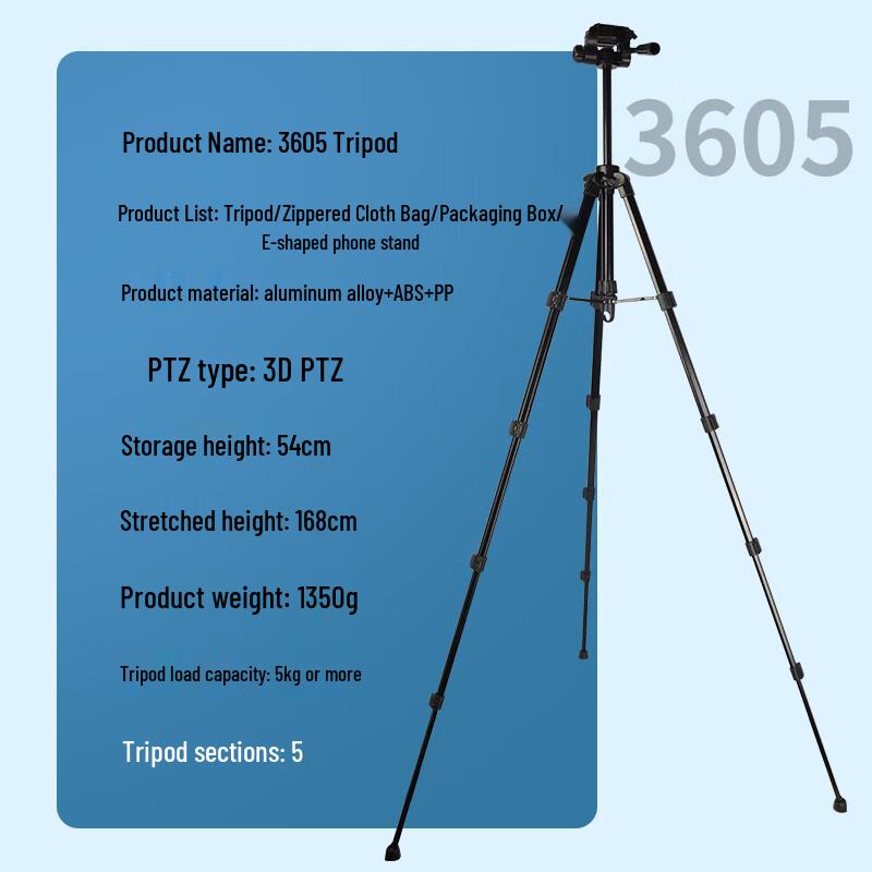 Lilang Professional Aluminum Camera Tripod