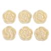 Ice Skin Mooncake Dessert  White Plastics 6 Patterns DIY Decoration Hand  Kitchen Baking Cutting Accessories