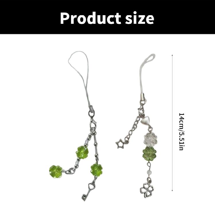 Multifunctional Phone Charm Pendant Handmade Phone Chain Stylish Keychain Lucky Accessory for Adults Everyday Use