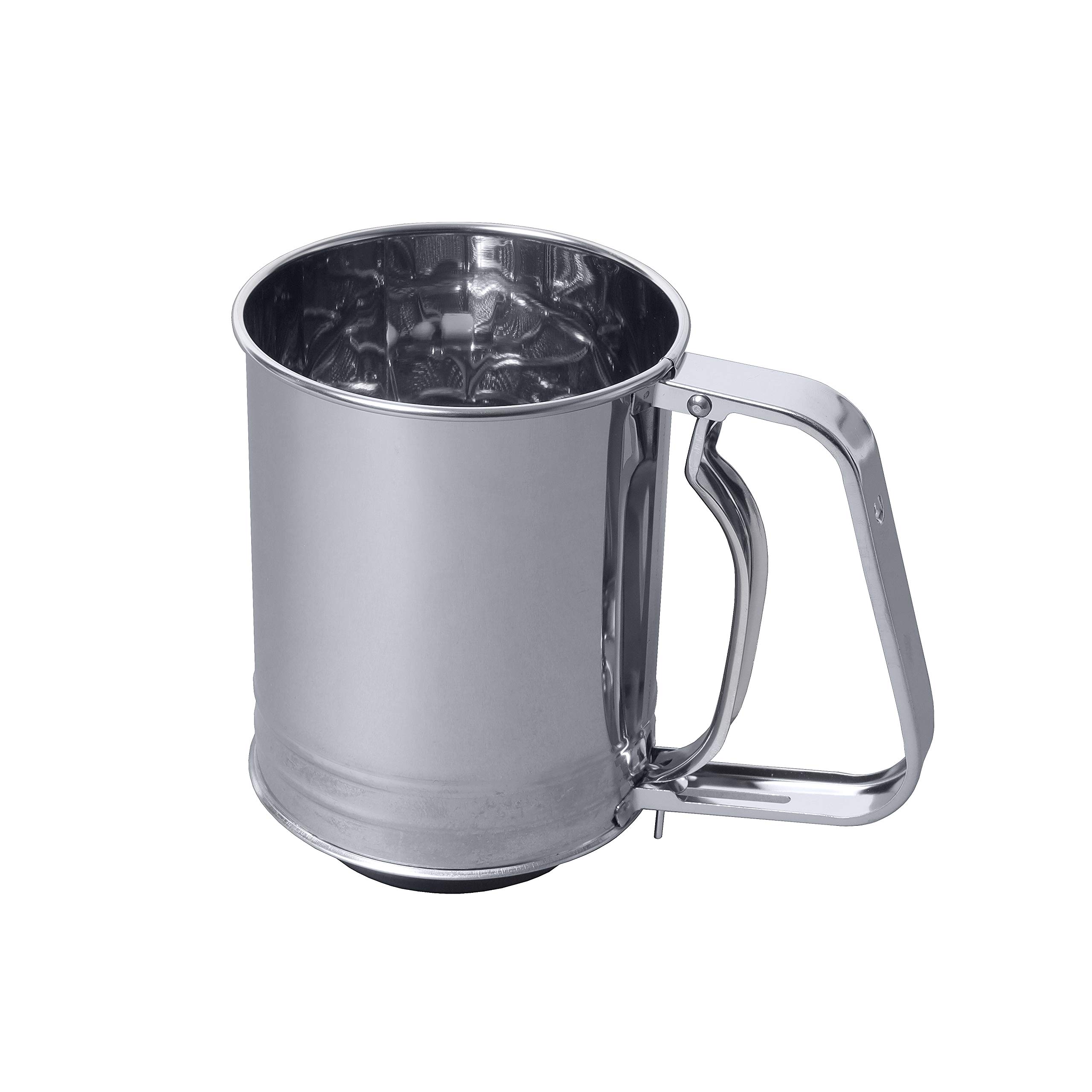 

Pearl Metal EE Sweets Stainless Steel Double Ami Automatic Powder Sieve L [Made in Japan] D-4725