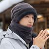 Windproof Plush Neckerchief Furry Ski Pullover Cap Soft Men Winter Cap  Women