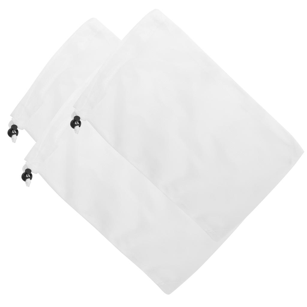 10 Stück Reinigungsnetzbeutel Laub- und Schmutzfänger Feinmaschige Filterbeutel für Pool-Staubsauger