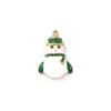 1 Piece 304 Stainless Steel Christmas Charms 18K Gold Plated Enamel Snowman Candy Cane Tree Pendant For Necklace Earrings Making
