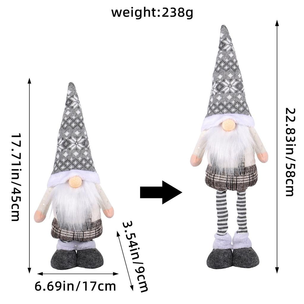 MaoSheng Eco-Friendly Realistic Christmas Princess Plush Doll Dressed for Christmas Popular Christmas Gift Custom Supplier