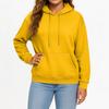 Women's And Men's Fashion Solid Color Long Sleeved Hooded Pullover With Pockets Casual Adult Sweatshirt Top