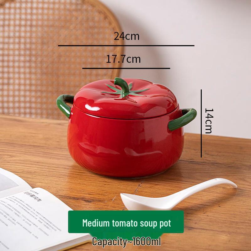 Wutuo 1600ml Ceramic Induction Soup Pot