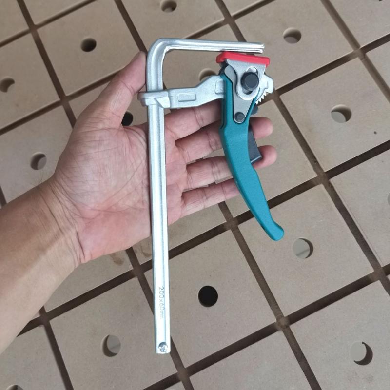 200mm Clamping Replacement for Multifunction Tables Adjustable Quick Clamps Stainlesses Steel Table Press Holders