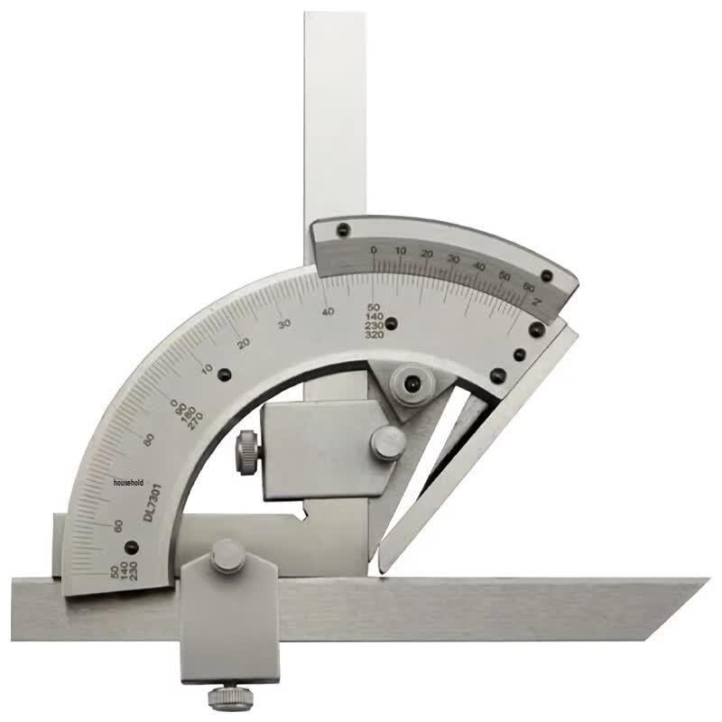 Deli DL7301 Universal Protractor 0-320 Degrees