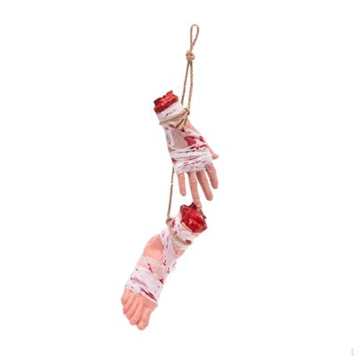 Enge Halloween Hangdecoratie, Nep Licht Feestaccessoires voor Binnen Bar En
