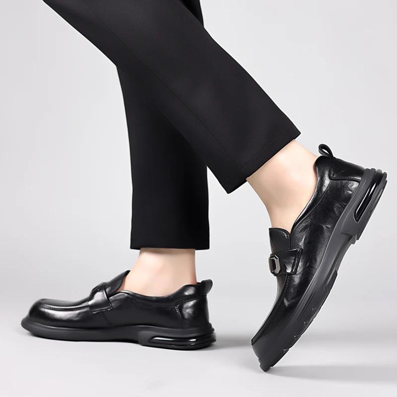 Classic Men's Leather Oxford Shoes Big Toe Men's Casual Business Driving Shoes Party Shoes Men's Dress Shoe 38-44