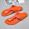 Brand Fashion Orange Slippers Men Classic Luxury Flip Flops Men Comfortable Casual Summer Flip Flops Woman Indoor Beach Slippers