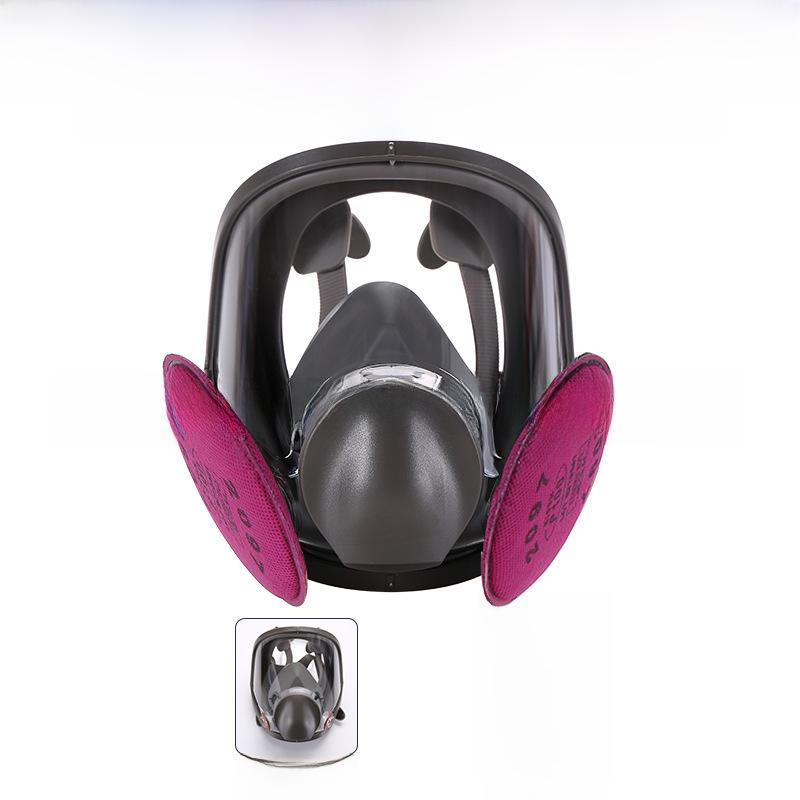 6800-Style Gas Mask for Spray Painting, Dust, Chemicals, Pesticides, and Polishing
