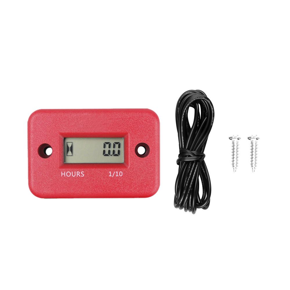 Universal Gasoline Engine Timer IP68 Motorcycle Instrument Moto ATV Boat Engine Hour Meter Working Time Gauge Induction Timer