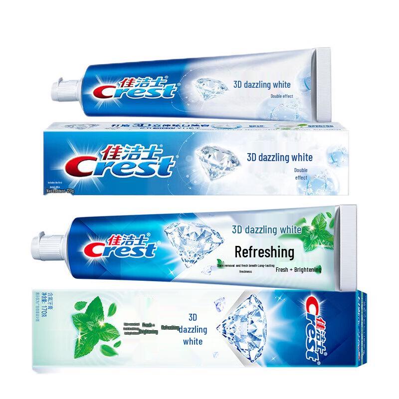 Crest 3D White Toothpaste Set