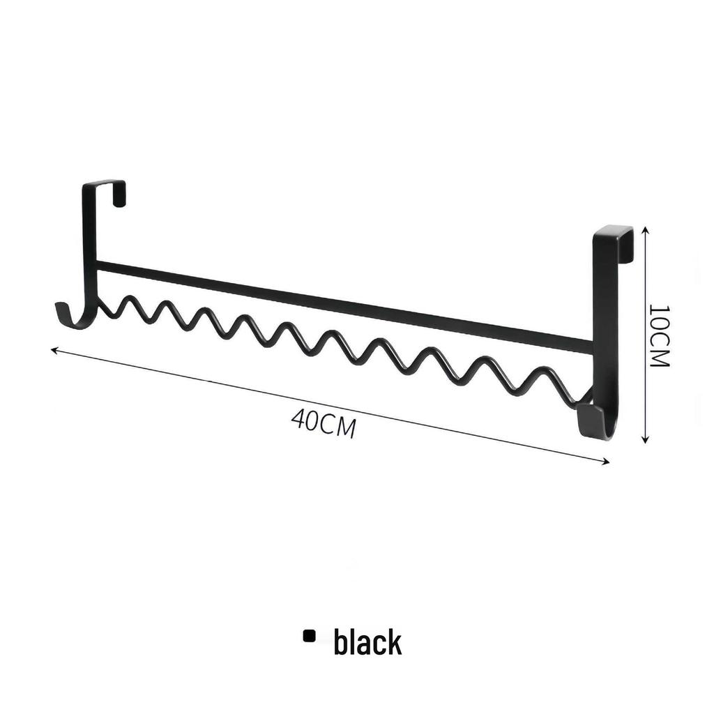 Wave-Shaped Dormitory Bedside Clothes Hanger and Rack