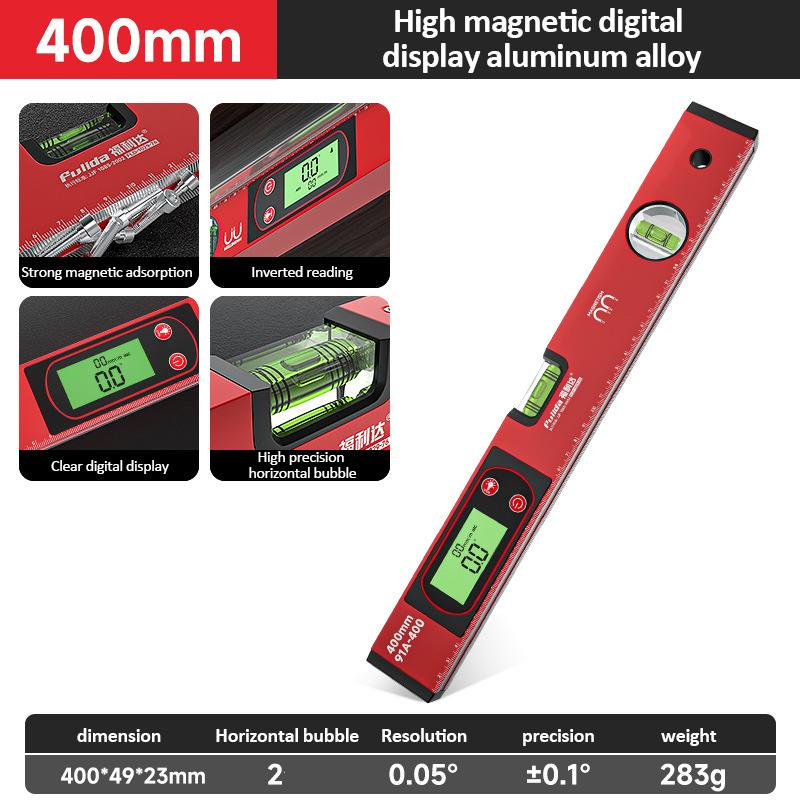 Digitaler Winkelmesser Winkelfinder Neigungsmesser Wasserwaage Blase Magnetisch Elektronische Wasserwaage 0-90° Magnetische Wasserwaage