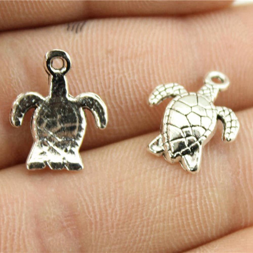 Charms Turtle Sea Turtle Pendants Minimalist Jewelry Components QC133