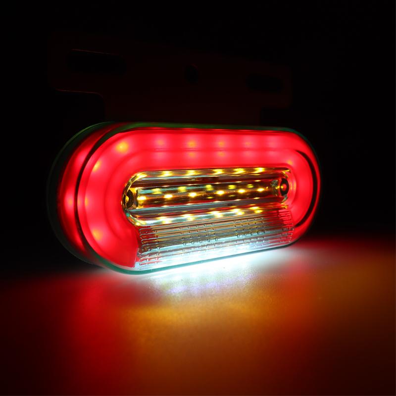 10 stk 12LED-sidemarkeringslys Signalindikatorlamper Advarsel Baklys 3 Modi Tilhenger Lastebil Lastebil Camping Led Car 12V/24V