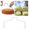 2pcs Stainless Steel Cake Slicer  Home Baking Bakery Cake Shop Restaurant Kitchen Daily