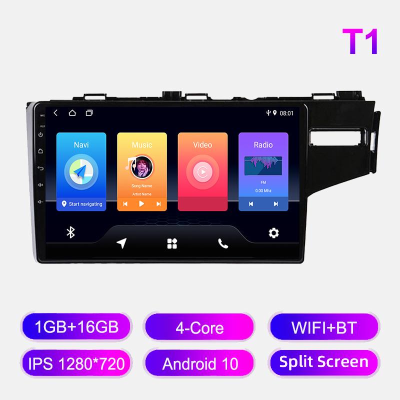Car Radio Android For Honda Jazz 3 2015-2020 Fit 3 GP GK 2013-2020 Multimedia Video Player 4G WIFI Navigation GPS Carplay Stereo