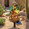 Solar Parrot Garden Light LED Solar Powered Tropical Bird Pathway Light Outdoor Waterproof