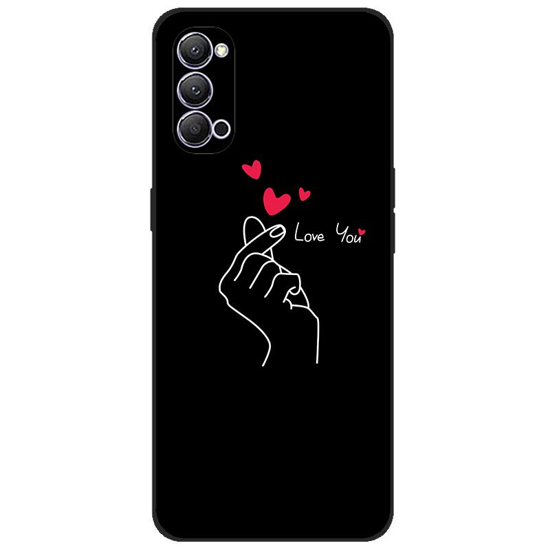 Für Oppo Reno4 Pro Fall Reno 4 Weiche Silikon Nette Gemalt Abdeckung Für Oppo Reno4 5G Reno 4 Pro 5G CPH2089 Telefon Cases Fundas Coque