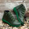 Soft Sole Women's Solid Color Comfort Boots, Round Toe Side Zipper Pull On Daily Footwear