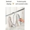 Multifunktionales Schuhregal aus Edelstahl Artefakt Schuhregal Einlegesohlenhaken Heim Balkon Schuhtrockner