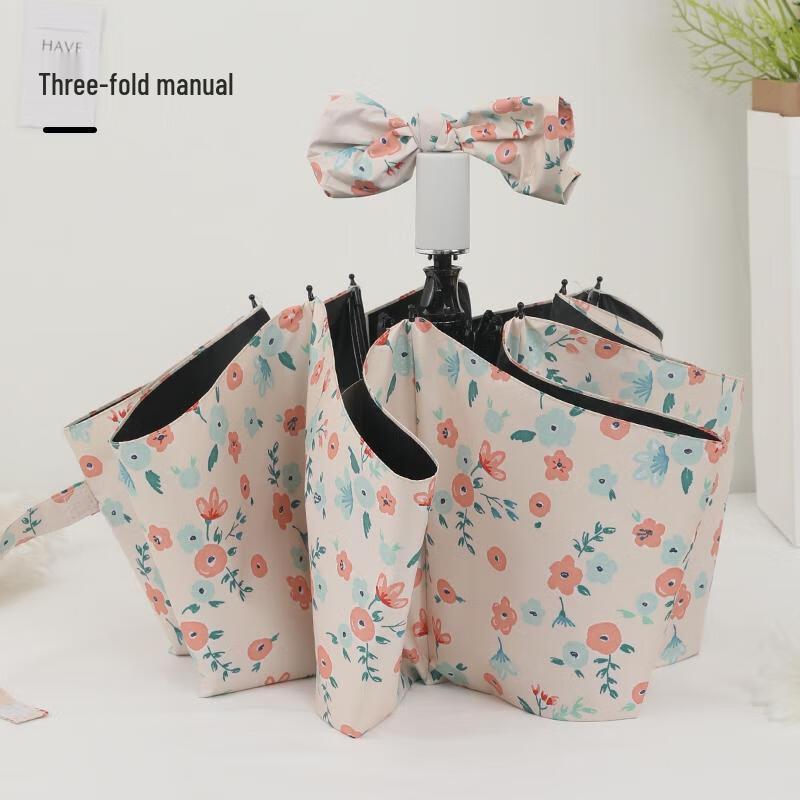 Xiaobu Forest French Oil Painting Red Flower Umbrella