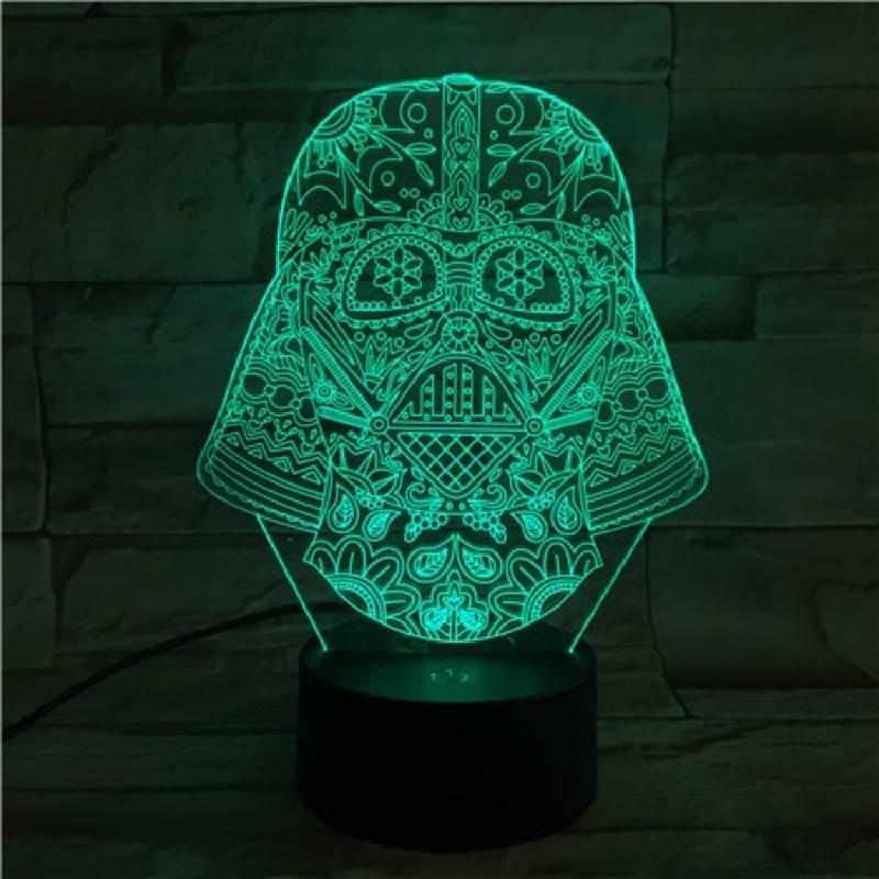 Led Night Superheroes Light Color Changing Mode Living Room Decor Bedroom