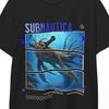 Leviathan, Gargantuan, Subnautica Tričko Hráč Unisex, Sci-Fi Oceánské Dobrodružství Tričko, Herní Merch Dárek pro Fanoušky, Cool Styl Vrchní Díl Streetwear