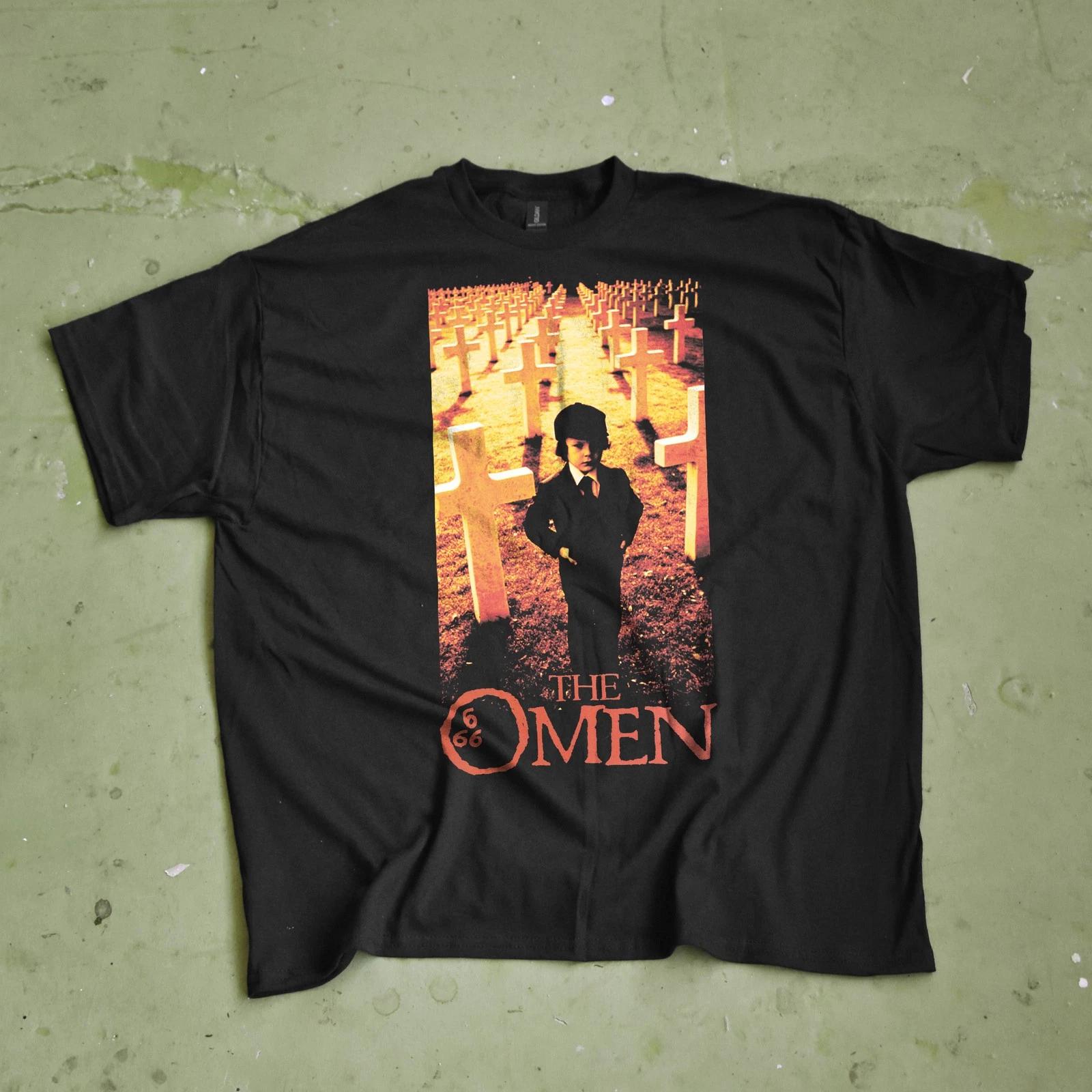 The Omen T Shirt - 70s Horror Movie Tee, Damien Cult Film Shirt M