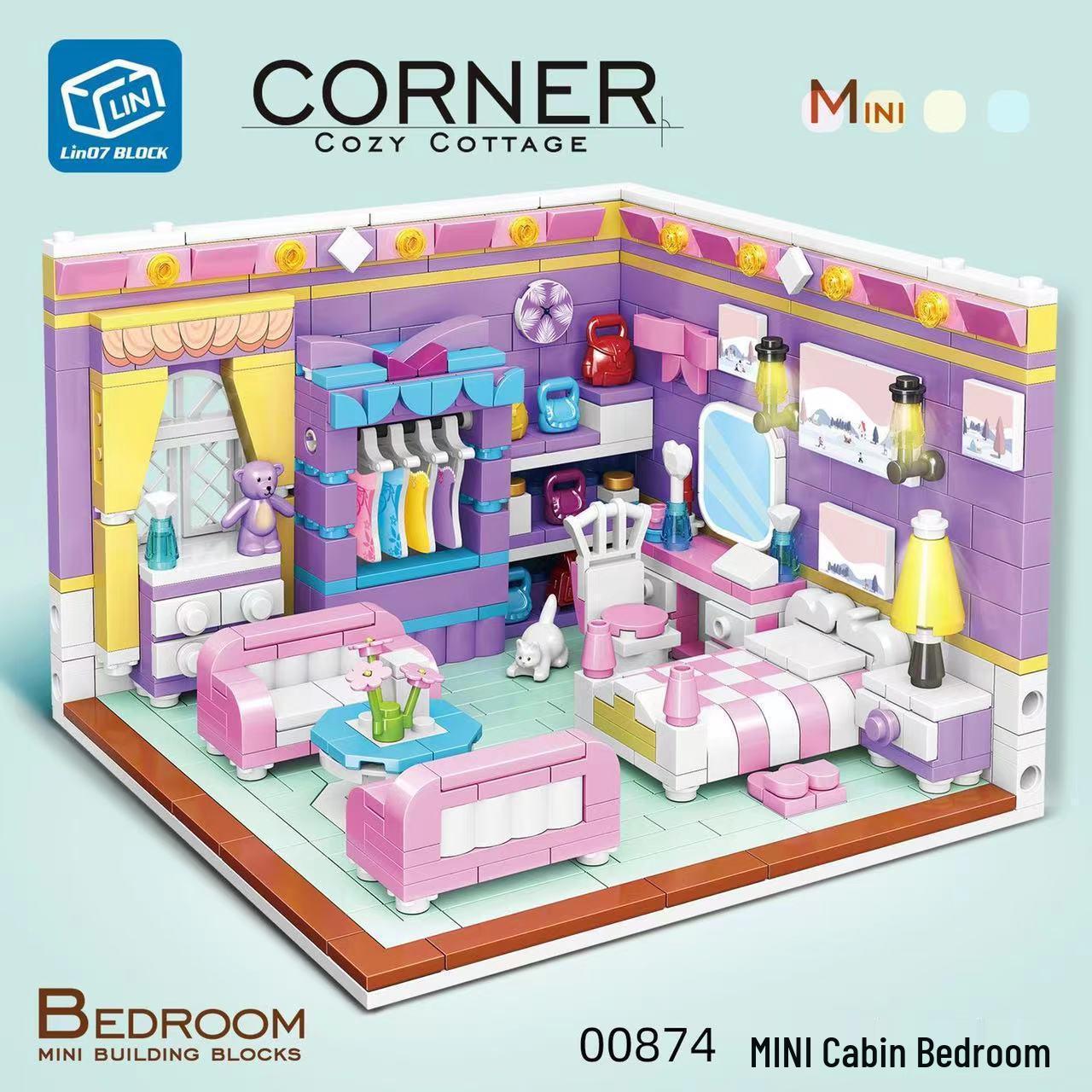 

Zhegao Мини-домик Уличный вид Кухня Блоки: Креативные развивающие игрушки, совместимые с Lego для девочек. Box