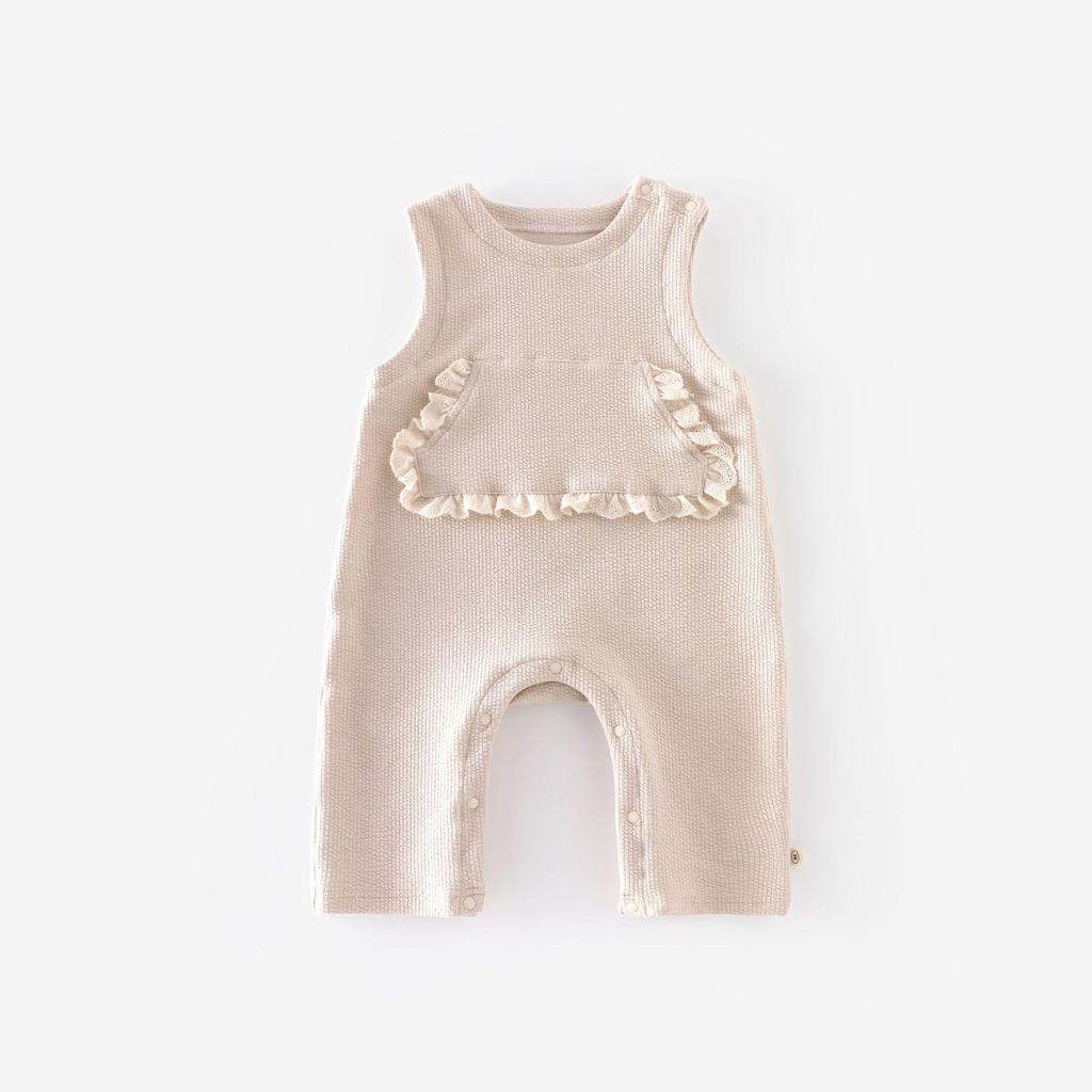 2025 New Autumn Baby Floral Applique Rabbit Jacket & Solid Color Onesie Set - Newborn Outing Clothes