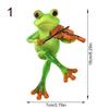 Instrument Frogs Figurines Frogs Statue Garden Decors Landscape Decors Animal Figurines Sculpture Table Centrepieces