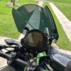 Motorcycle Windshield Deflector with Mounting Bracket for Z400 Z250 Z 400 250 2019 2020 2021 2022 2023 2024 Windscreen Visor Wind Screen Protector
